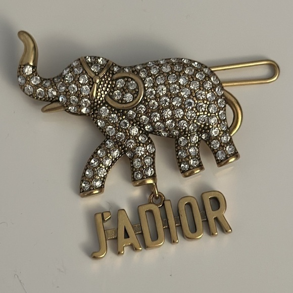 DIOR elephant hair clip authentic 100% - Picture 5 of 9
